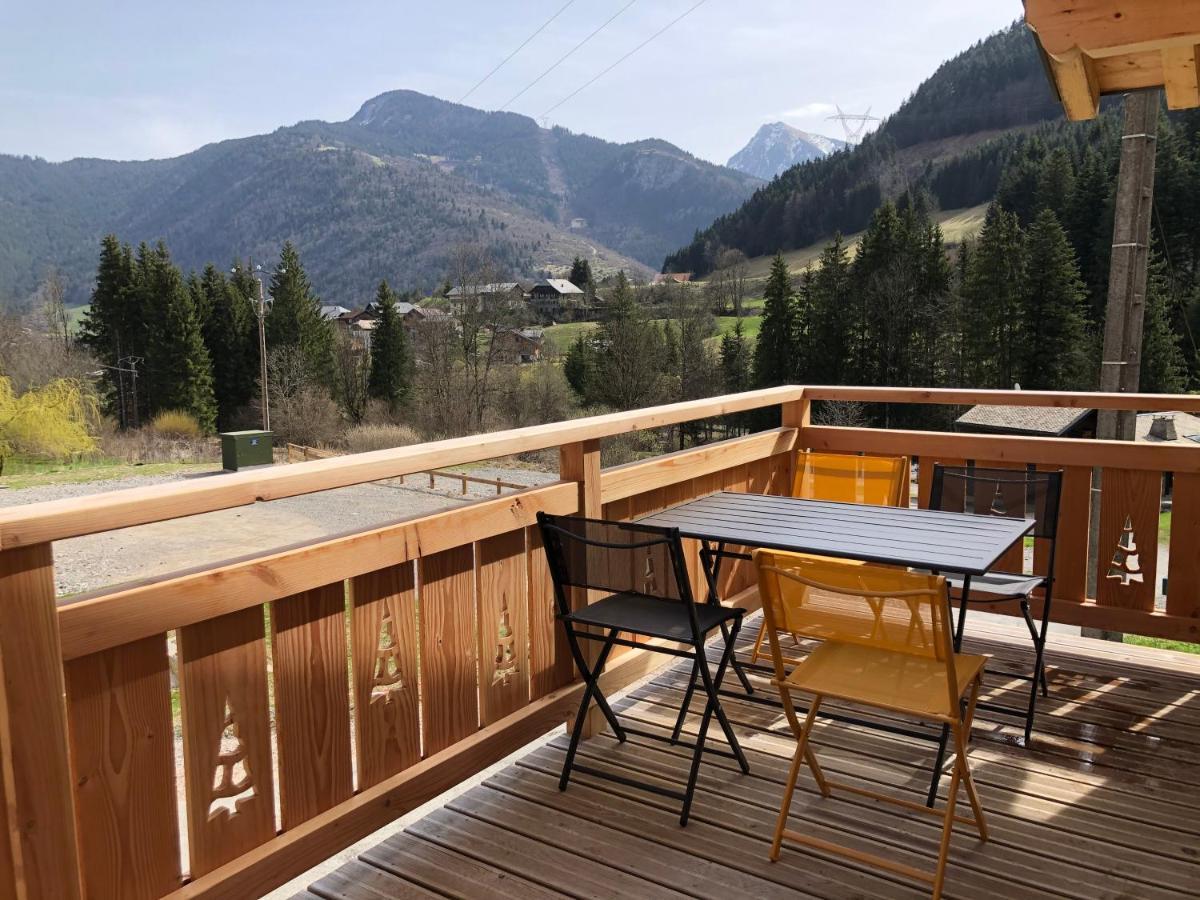 Chalet Cosy Et Moderne Vue Montagnes Seytroux Εξωτερικό φωτογραφία